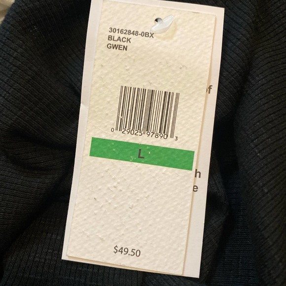 NWT JESSICA SIMPSON Gwen Tank in Black, size Large - Picture 5 of 8